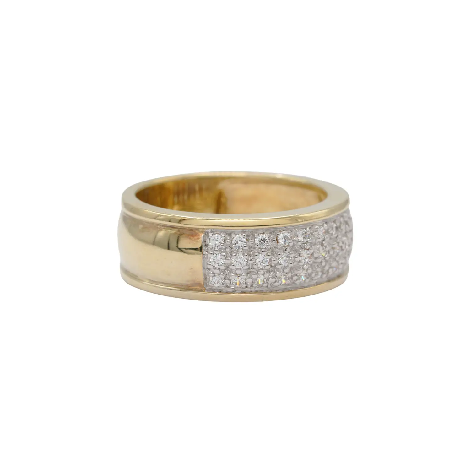 ไดมอนด์ โชว์ แหวนเงิน925 ชุบทอง18K ประดับเพชร ดีไซน์ Time 4 Luxury - Image 2
