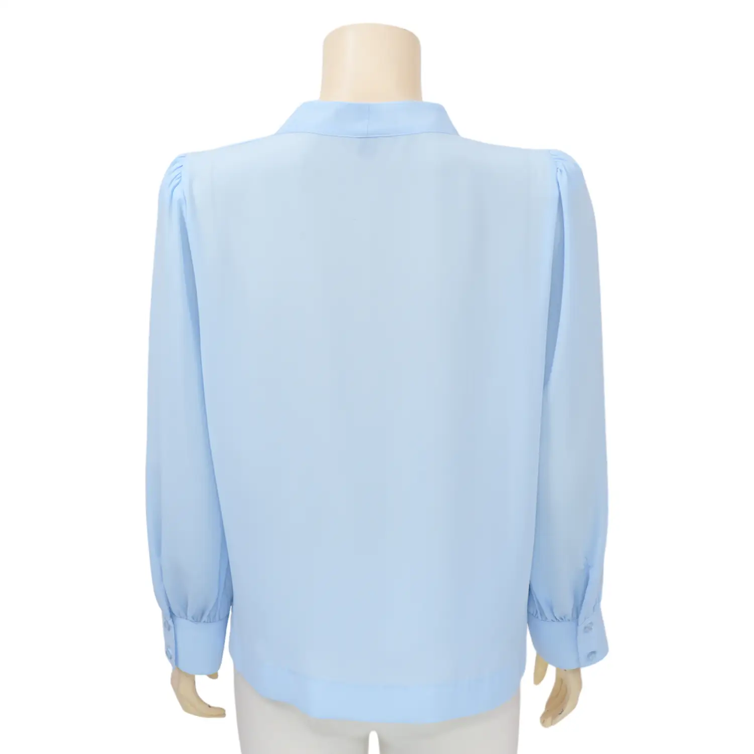 เบคกี้ รัสเซล เซตเสื้อคอเบลาส์คอวี แขนยาวทรงแขนพอง ขอบคอตั้งด้านหลัง - Image 4