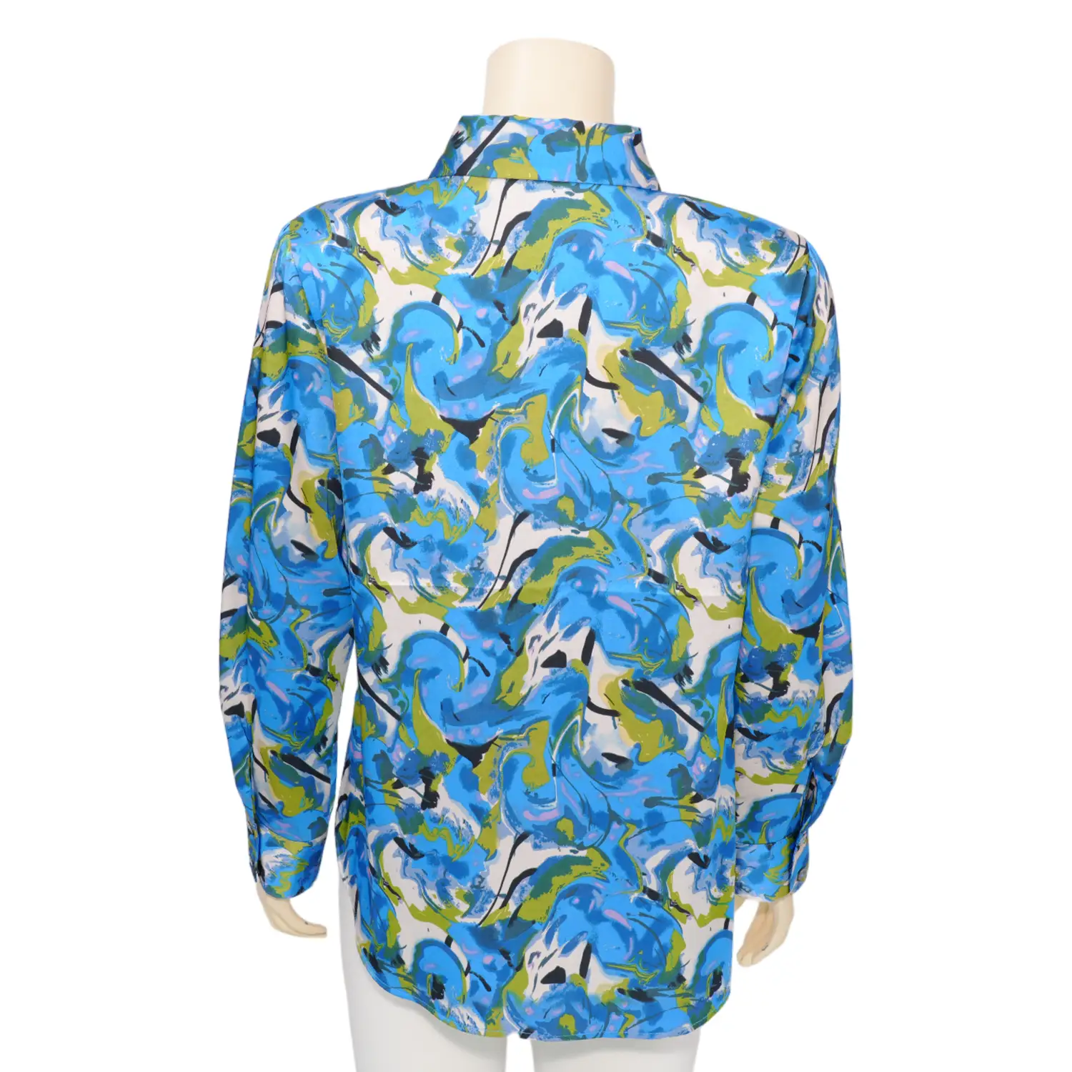 เบคกี้ รัสเซล เสื้อเชิ้ต แขนยาว ผ้าจอร์เจีย ลาย Picturesque Floral - Image 3