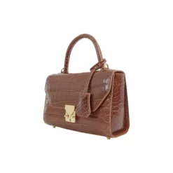 เอสซี ศรีราชา กระเป๋าถือหนังท้อง จระเข้แท้ ดีไซน์ Flap Bag  (ใช้งานได้ 2 แบบ) - Image 6