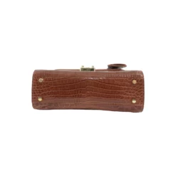 เอสซี ศรีราชา กระเป๋าถือหนังท้อง จระเข้แท้ ดีไซน์ Flap Bag  (ใช้งานได้ 2 แบบ) - Image 9