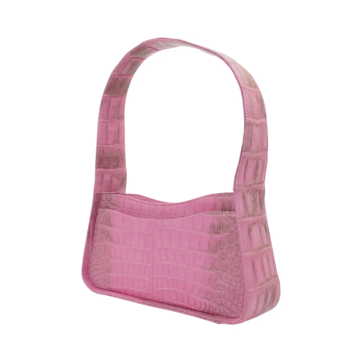 เอสซี ศรีราชา กระเป๋าสะพาย หนังท้องจระเข้แท้ ดีไซน์ Pouch Bag - Image 6