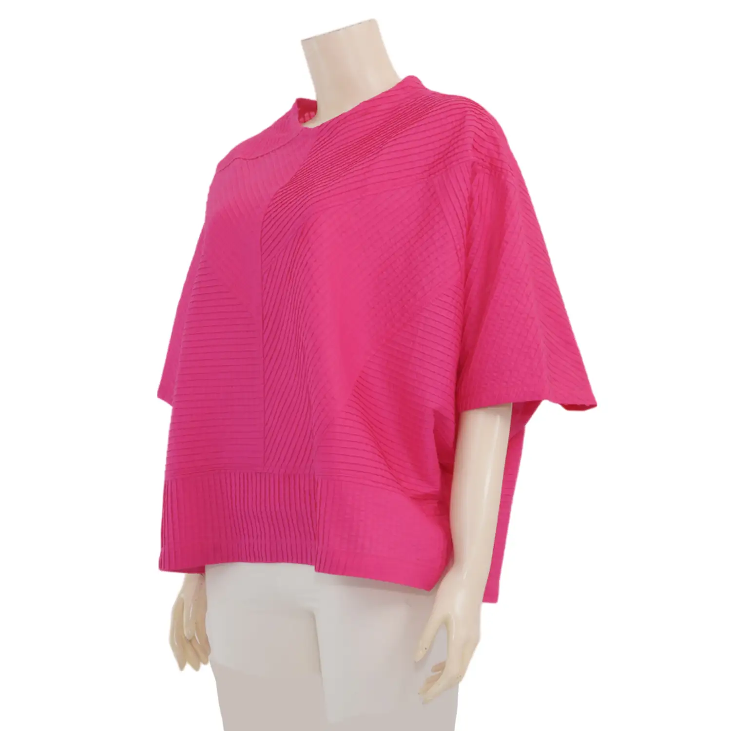 แอลลี่ เสื้อเบลาส์คอปาด ดีไซน์แขนในตัว - Image 2