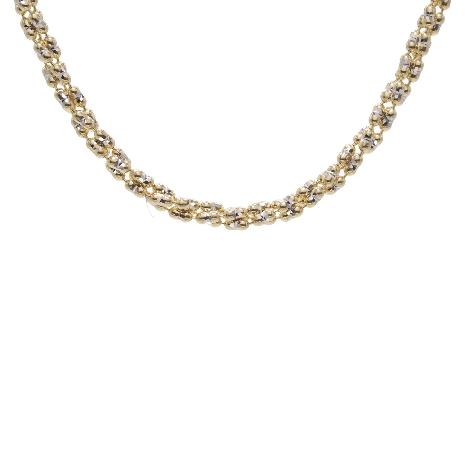 อิตาลี โกลด์ สร้อยข้อมือทอง18K เจียเหลี่ยมเพชร - Image 4