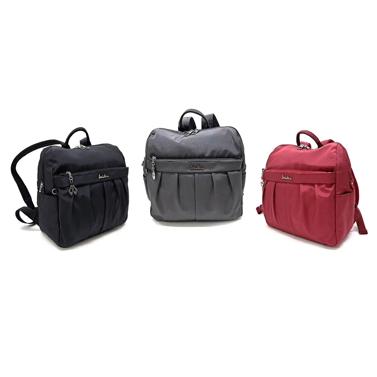 บีไซด์ ยู กระเป๋าเป้ทรงสี่เหลี่ยม รุ่น Pleated Backpack