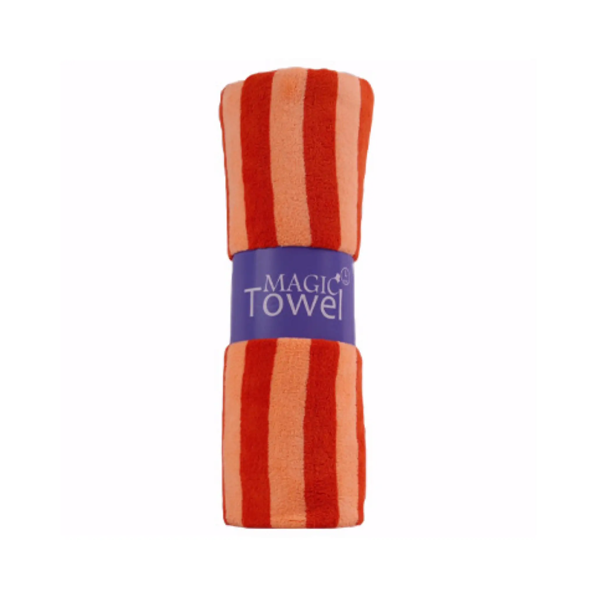 เซตผ้าขนหนู Magic Towel รุ่น คอรัลฟรีซ ลายทาง ไซซ์ L 1 ผืน และไซซ์ M 8 ผืน - Image 2