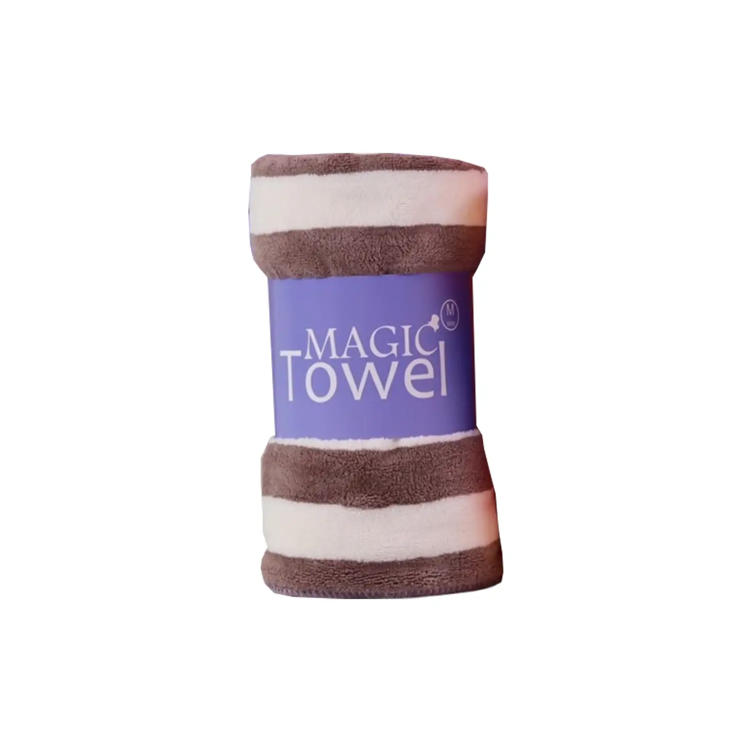 เซตผ้าขนหนู Magic Towel รุ่น คอรัลฟรีซ ลายทาง ไซซ์ L 1 ผืน และไซซ์ M 8 ผืน - Image 5