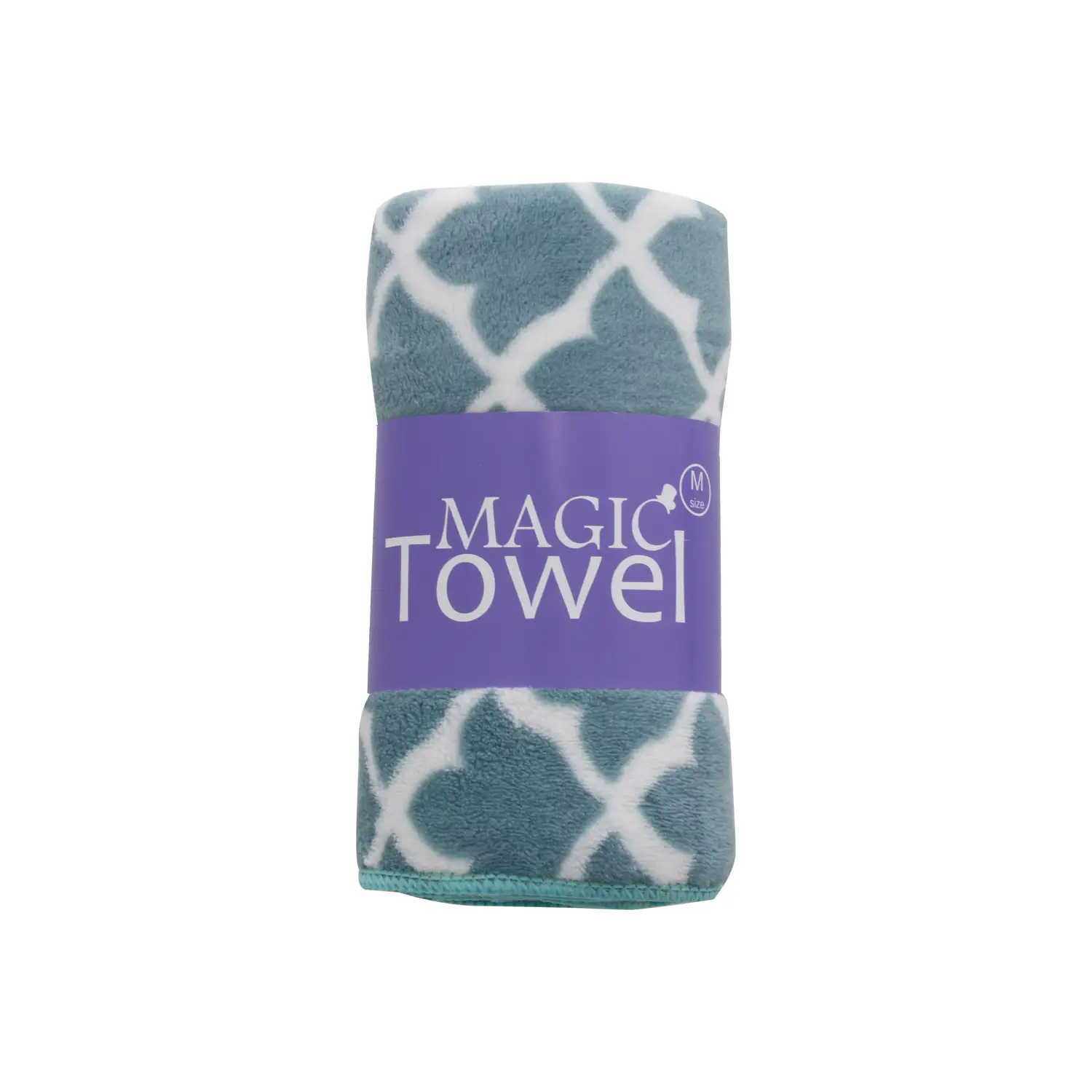 เซตผ้าขนหนู Magic Towel รุ่น คอรัลฟรีซ ลายทาง ไซซ์ L 1 ผืน และไซซ์ M 8 ผืน - Image 7