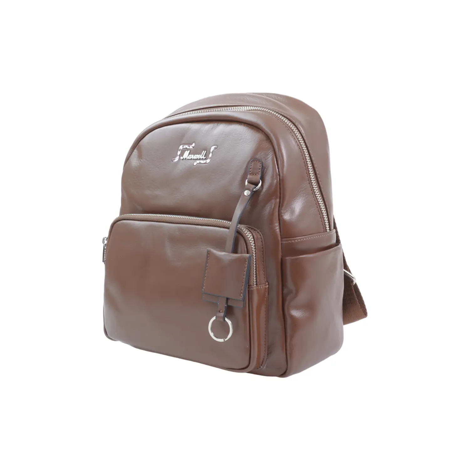 มาร์เวล กระเป๋าเป้หนังวัวแท้ รุ่น DOUBLE POCKET - Image 6