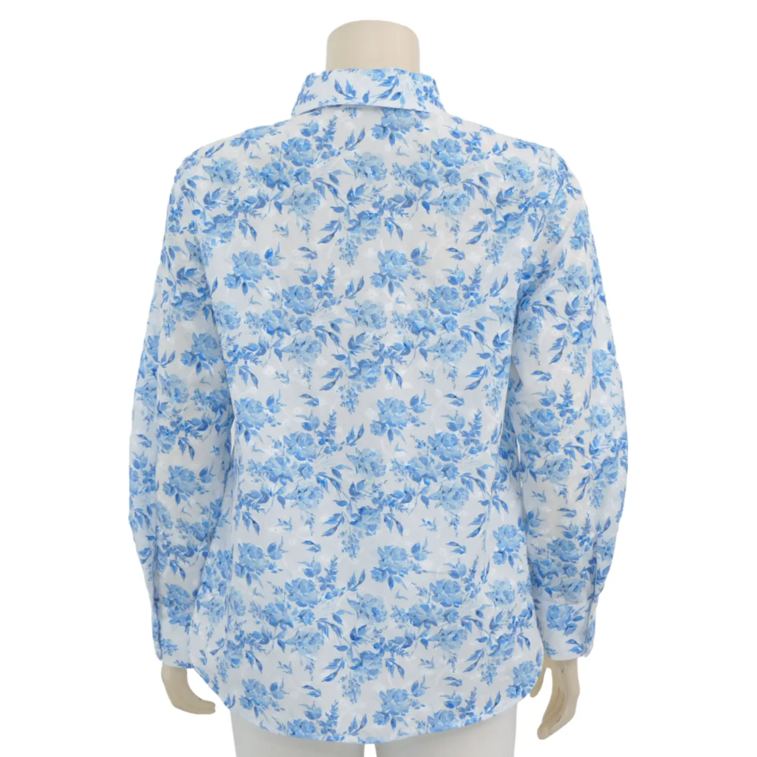 เบคกี้ รัสเซล เสื้อเชิ้ต แขนยาว ปักฉลุลาย Porcelin Floral - Image 3