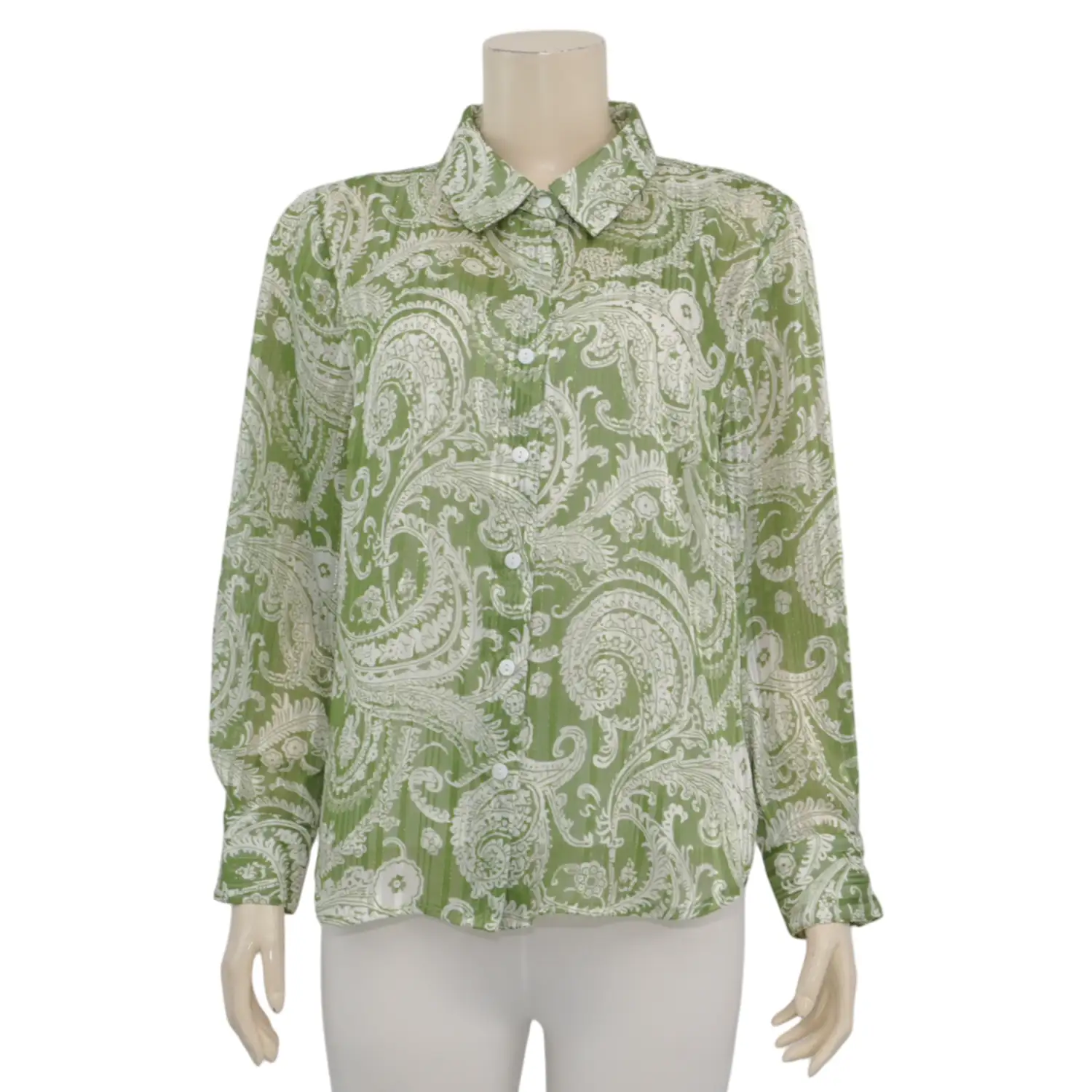 เบคกี้ รัสเซล เสื้อแขนยาว พิมพ์ลายเพสลี่ย์ - Image 3