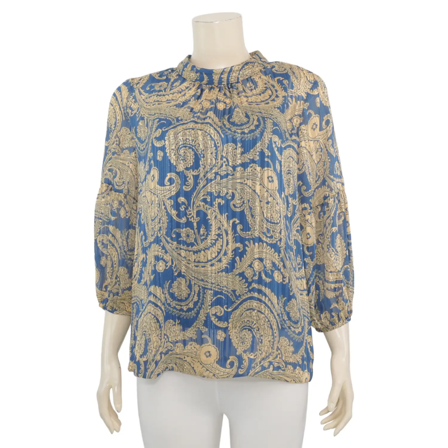 เบคกี้ รัสเซล เสื้อแขนยาว พิมพ์ลายเพสลี่ย์ - Image 4