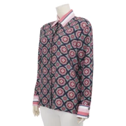 เดอะ มูเซียม คอลเลคชั่น เสื้อเชิ้ตแขนยาว ทรงกระบอก ผ้าพิมพ์ลาย - Image 2