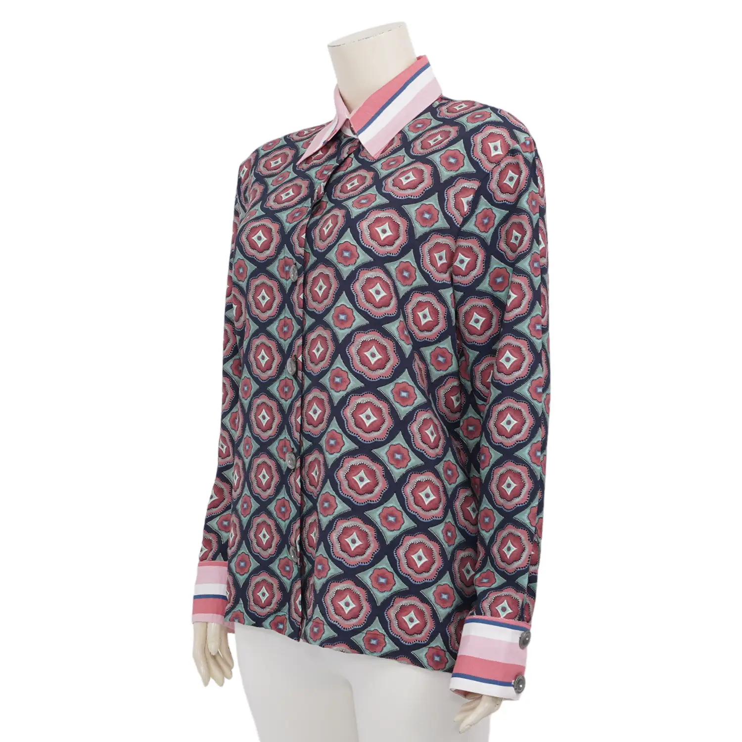 เดอะ มูเซียม คอลเลคชั่น เสื้อเชิ้ตแขนยาว ทรงกระบอก ผ้าพิมพ์ลาย - Image 2
