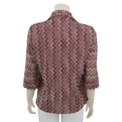 อาลิย่า เสื้อเชิ้ต แขน 3 ส่วน ผ้าลูกไม้แฟนซี - Image 3