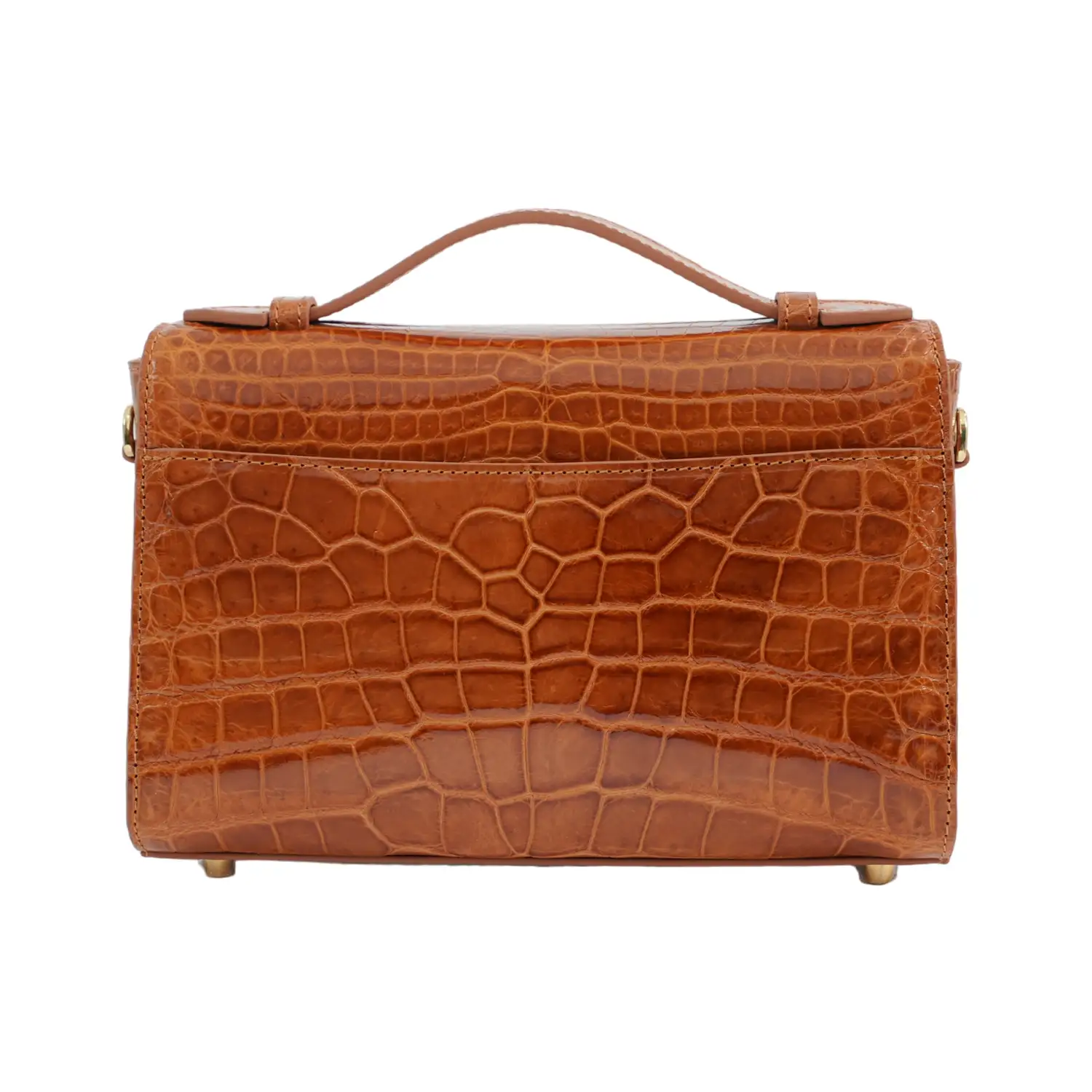 เอสซี ศรีราชา กระเป๋าถือหนังท้องจระเข้แท้ Sparkle Top Handle Bag (ใช้งานได้ 2 แบบ) - Image 11