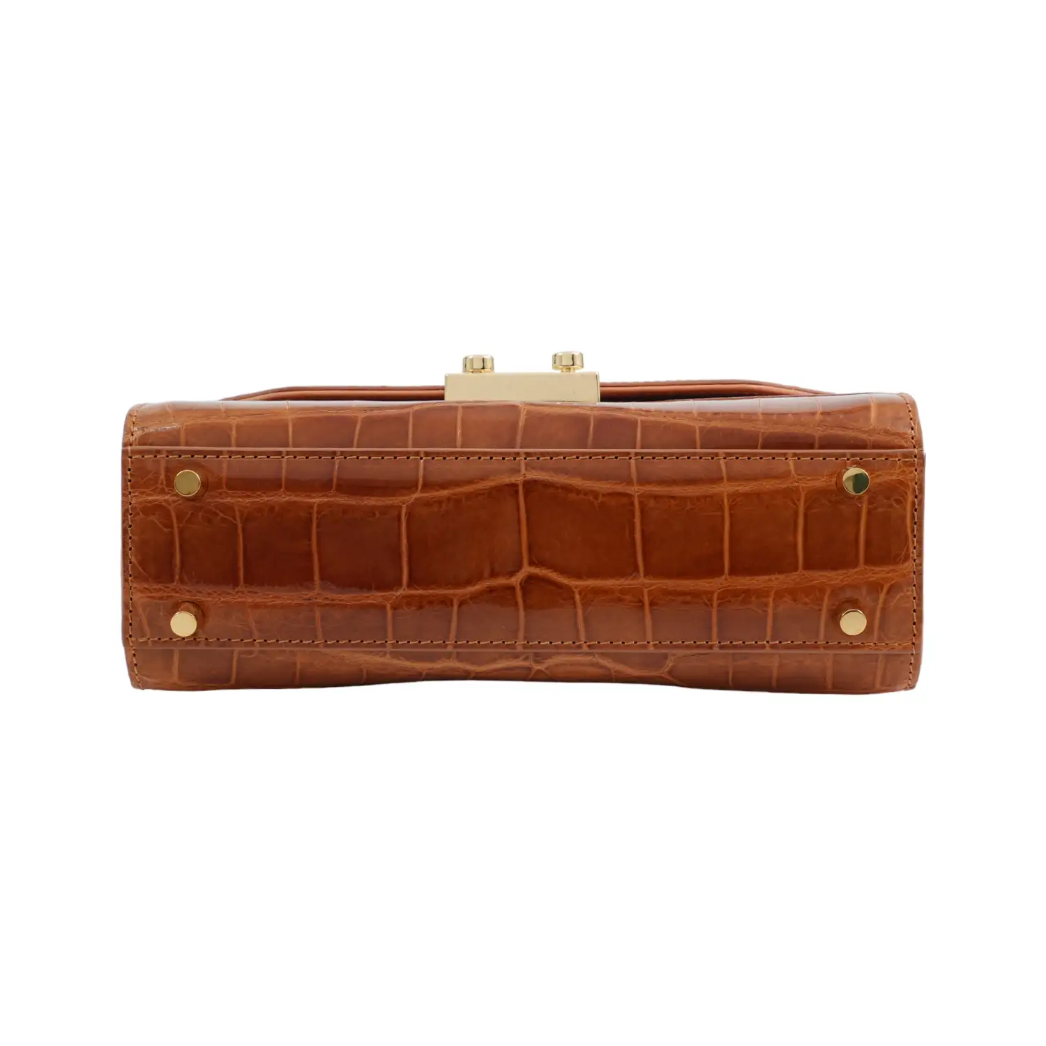 เอสซี ศรีราชา กระเป๋าถือหนังท้องจระเข้แท้ Sparkle Top Handle Bag (ใช้งานได้ 2 แบบ) - Image 12