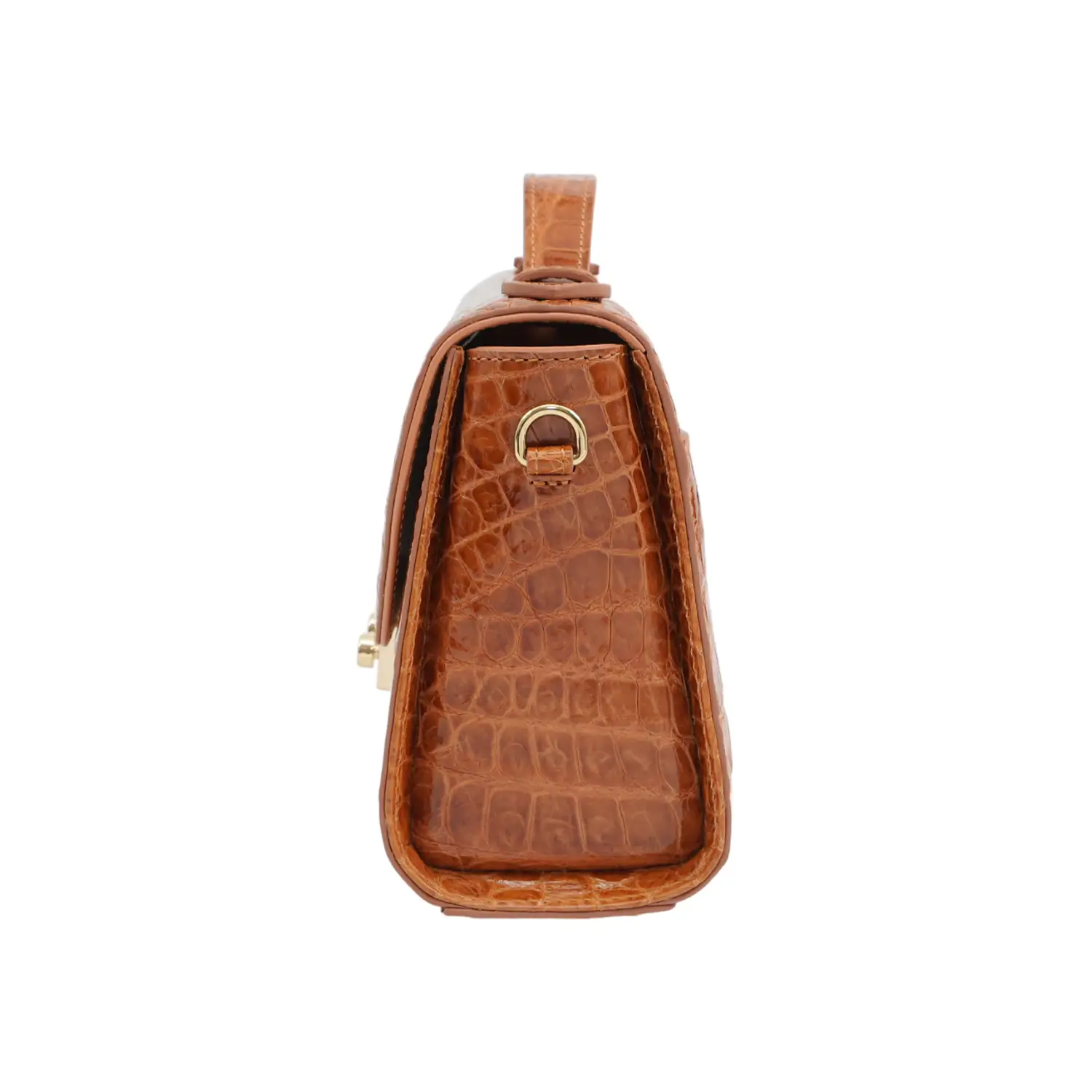 เอสซี ศรีราชา กระเป๋าถือหนังท้องจระเข้แท้ Sparkle Top Handle Bag (ใช้งานได้ 2 แบบ) - Image 10