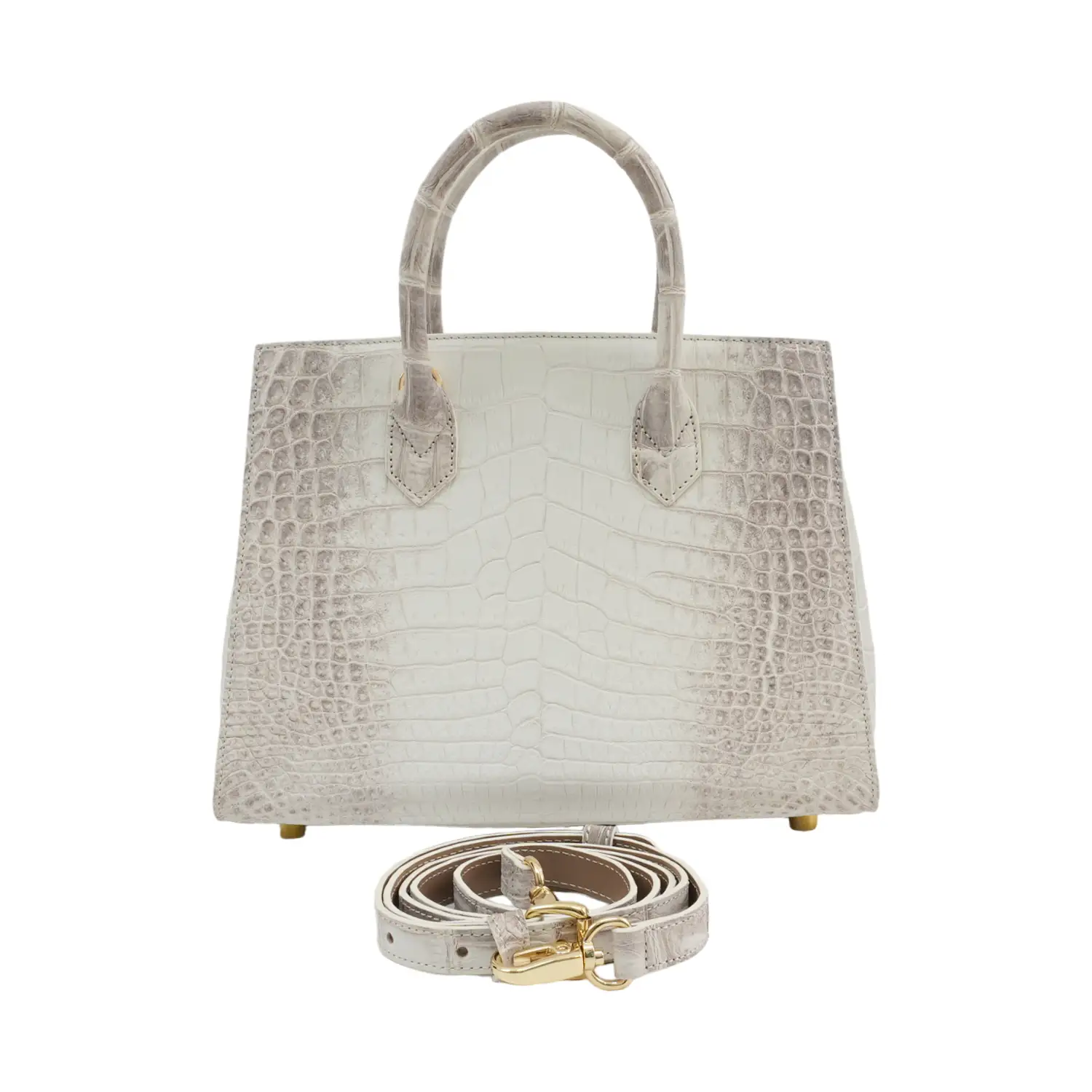 เอสซี ศรีราชา กระเป๋าถือหนังท้องจระเข้แท้ Classy Handle Bag (ใช้งานได้ 2 แบบ) - Image 2