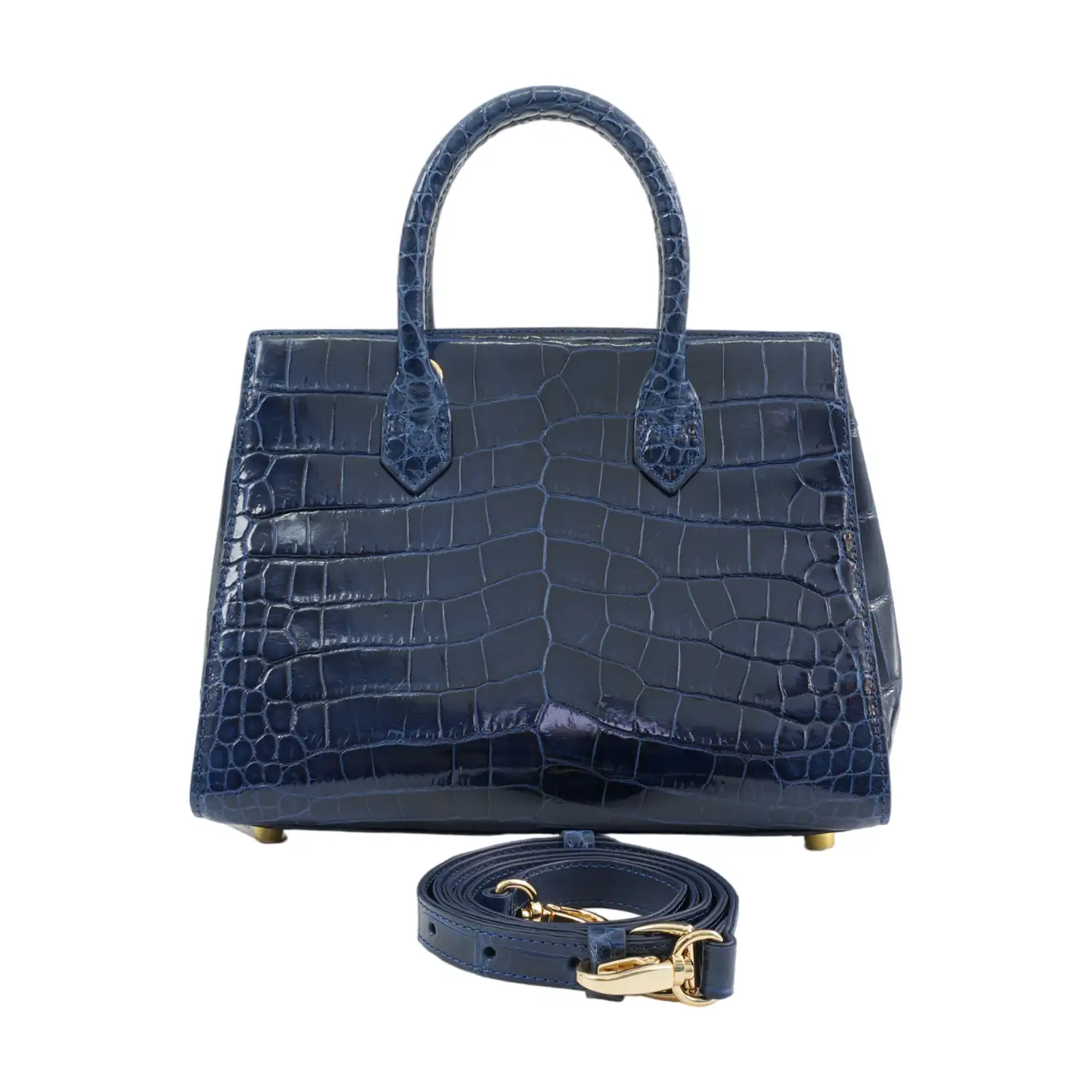เอสซี ศรีราชา กระเป๋าถือหนังท้องจระเข้แท้ Classy Handle Bag (ใช้งานได้ 2 แบบ) - Image 3