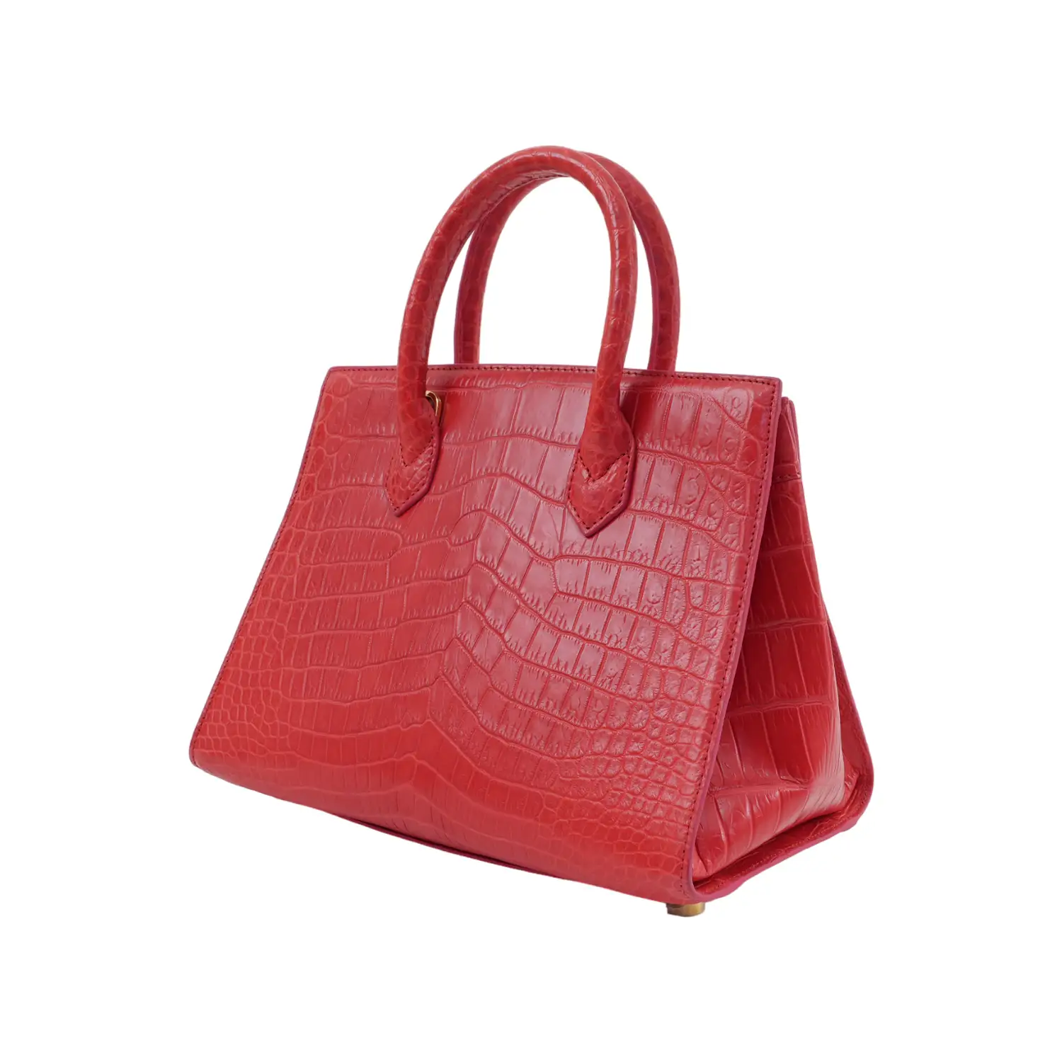 เอสซี ศรีราชา กระเป๋าถือหนังท้องจระเข้แท้ Classy Handle Bag (ใช้งานได้ 2 แบบ) - Image 8