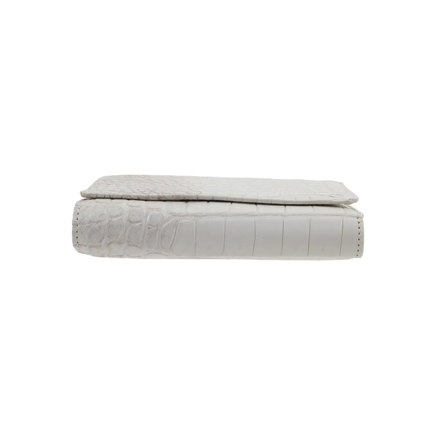 เอสซี ศรีราชา กระเป๋าสตางค์ หนังท้องจระเข้แท้ แบบพับ Tri Fold Wallet - Image 4