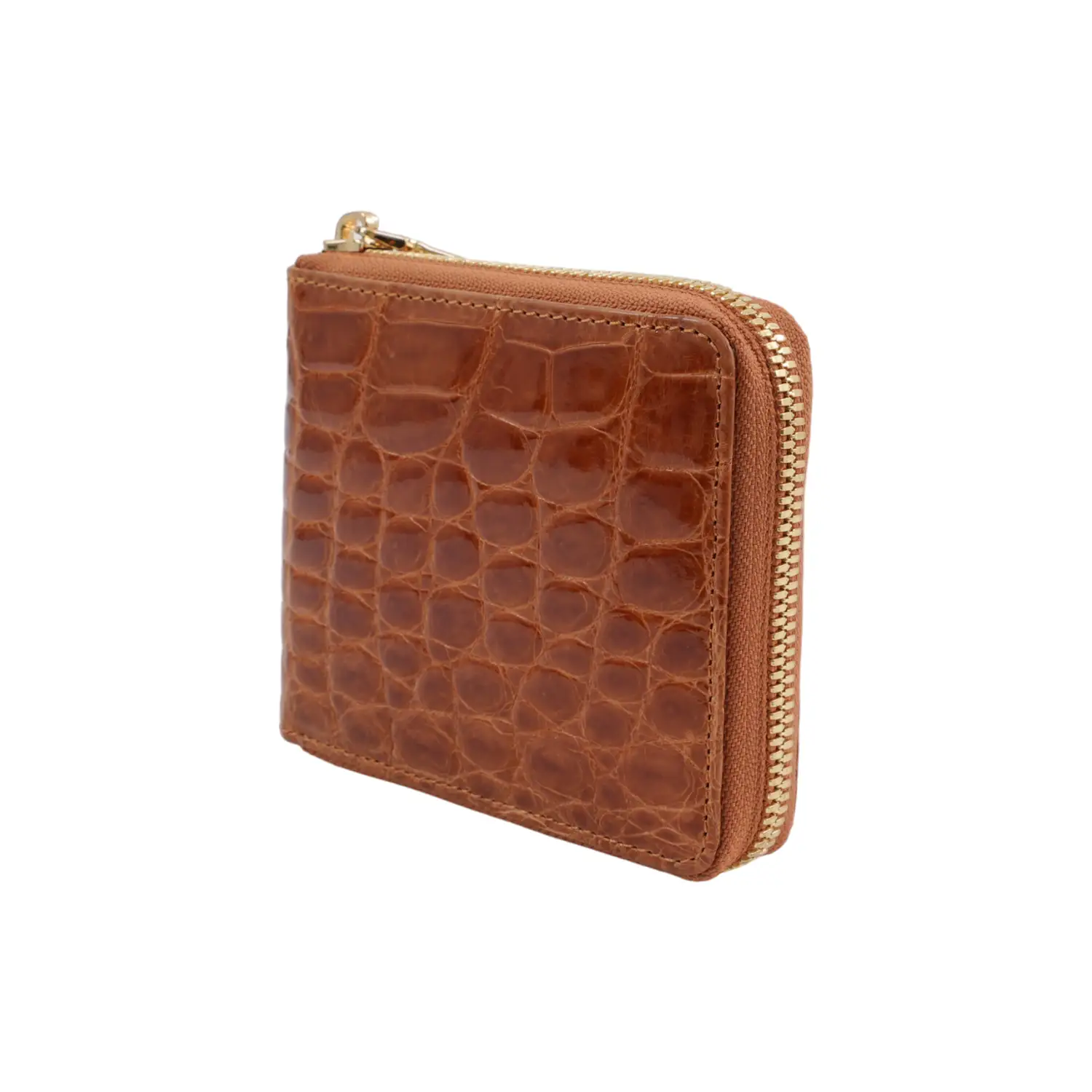 เอสซี ศรีราชา กระเป๋าสตางค์หนังท้อง จระเข้แท้แบบซิปรอบ Zipper Short Wallet - Image 6