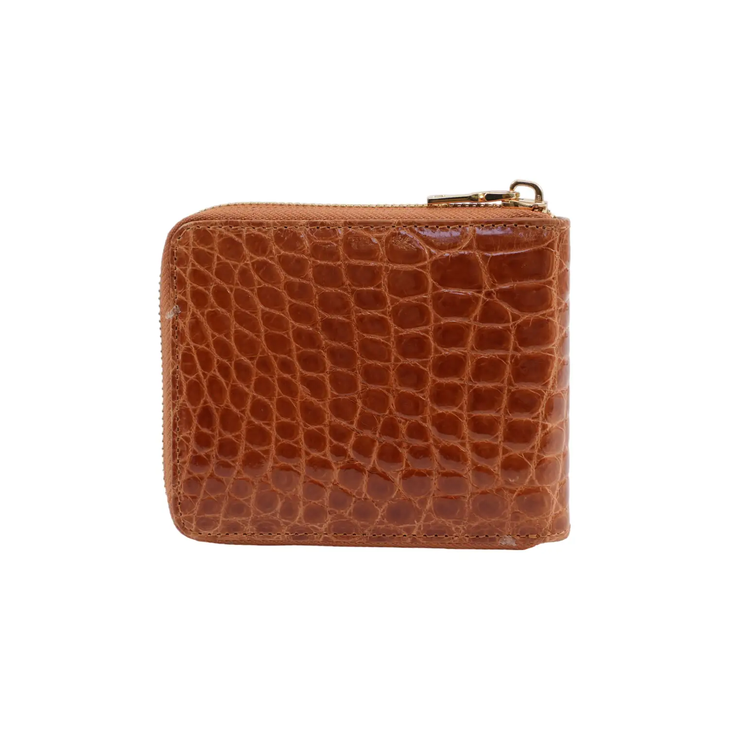 เอสซี ศรีราชา กระเป๋าสตางค์หนังท้อง จระเข้แท้แบบซิปรอบ Zipper Short Wallet - Image 8