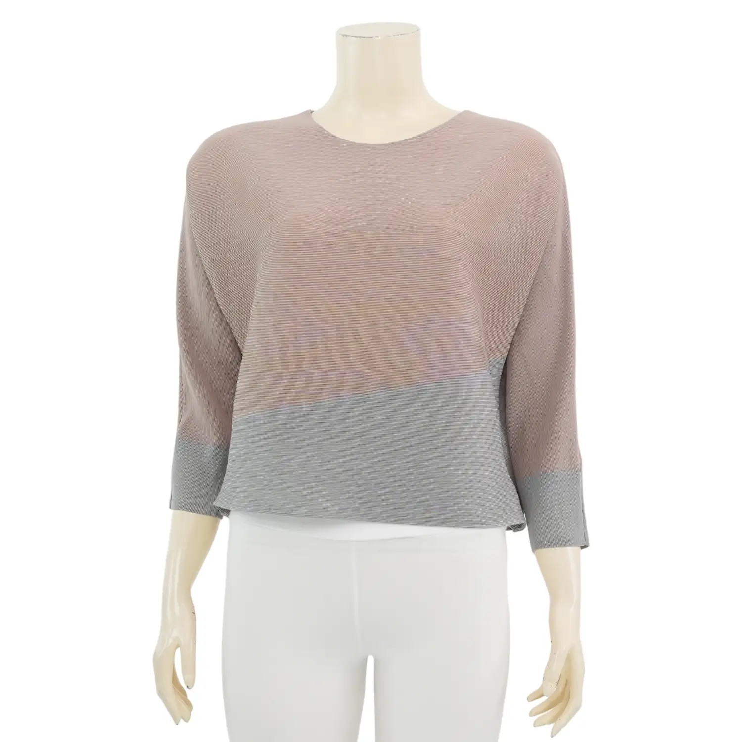 ลลินา เสื้อพลีท คอกลม แขน 5 ส่วน - Image 3