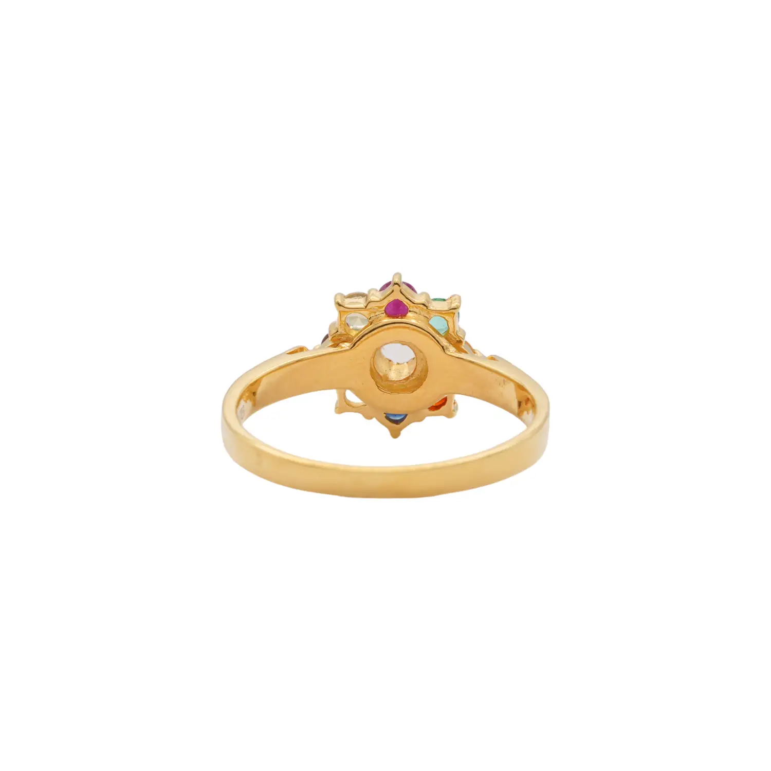 ทิพย์มณฑา เจมส์ แหวนเงิน925 ชุบทอง18K ประดับอัญมณีหลากชนิด - Image 4