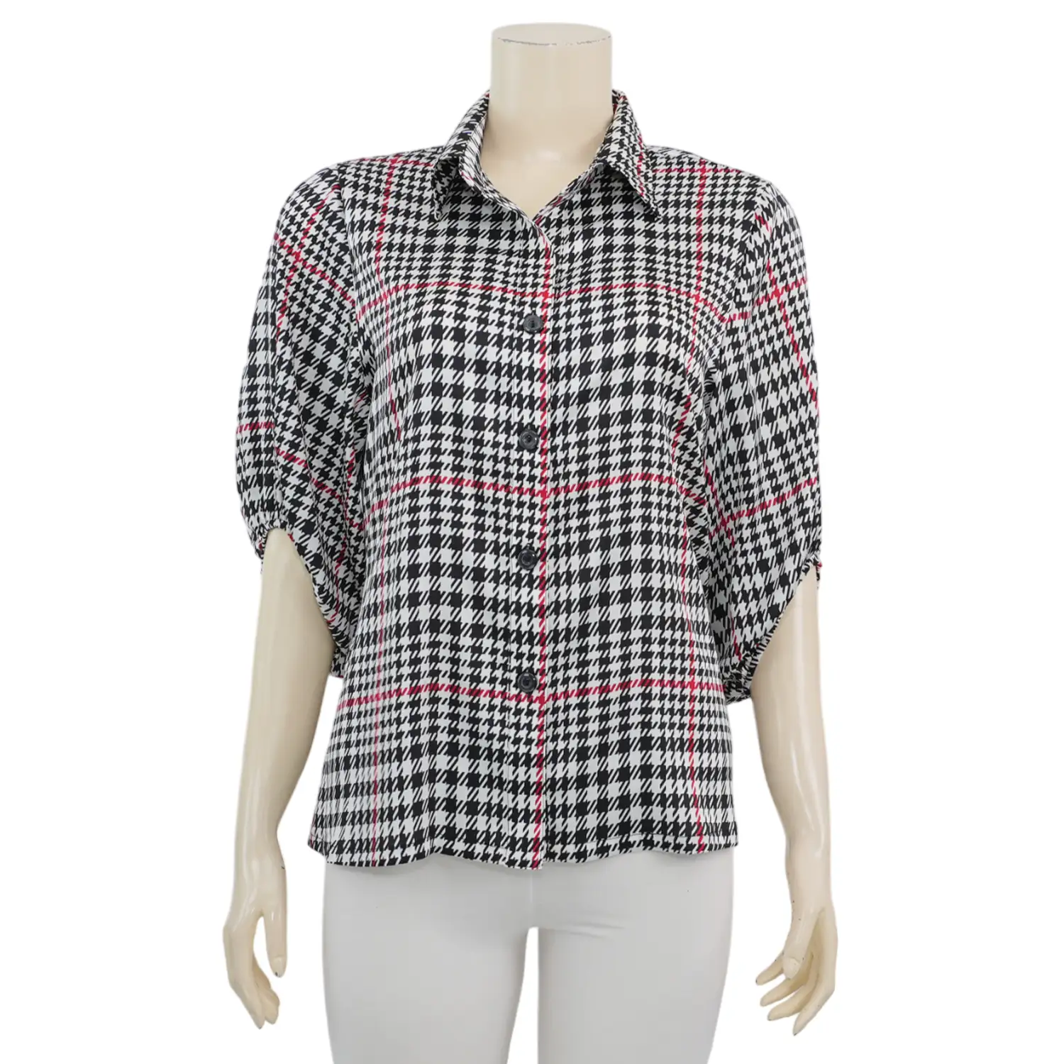 เอ๊ะ จัง เสื้อเชิ้ต แขน 3 ส่วน พิมพ์ลาย - Image 3