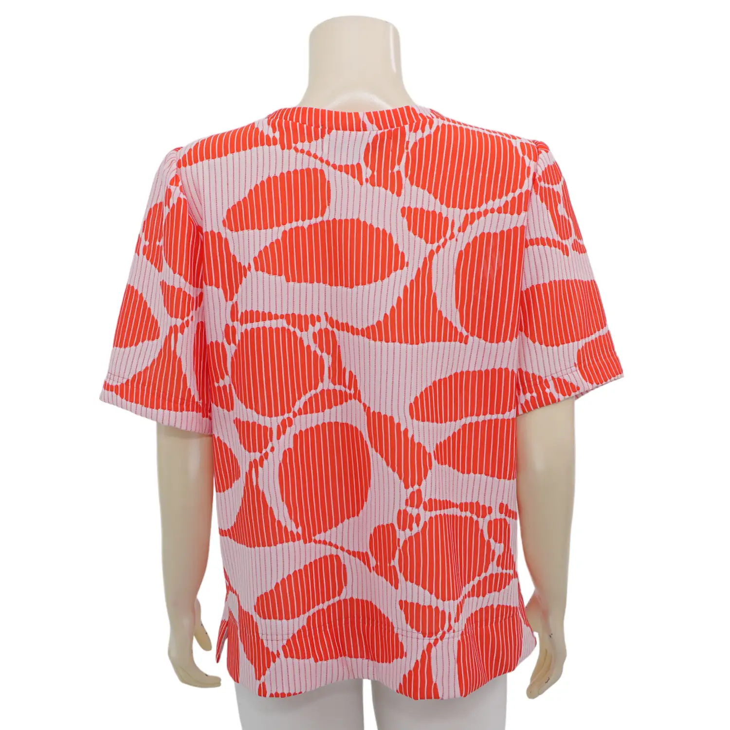 เอ๊ะ จัง เสื้อเบลาส์คอกลม แขนสั้น ผ้ายืดแฟนซี - Image 6