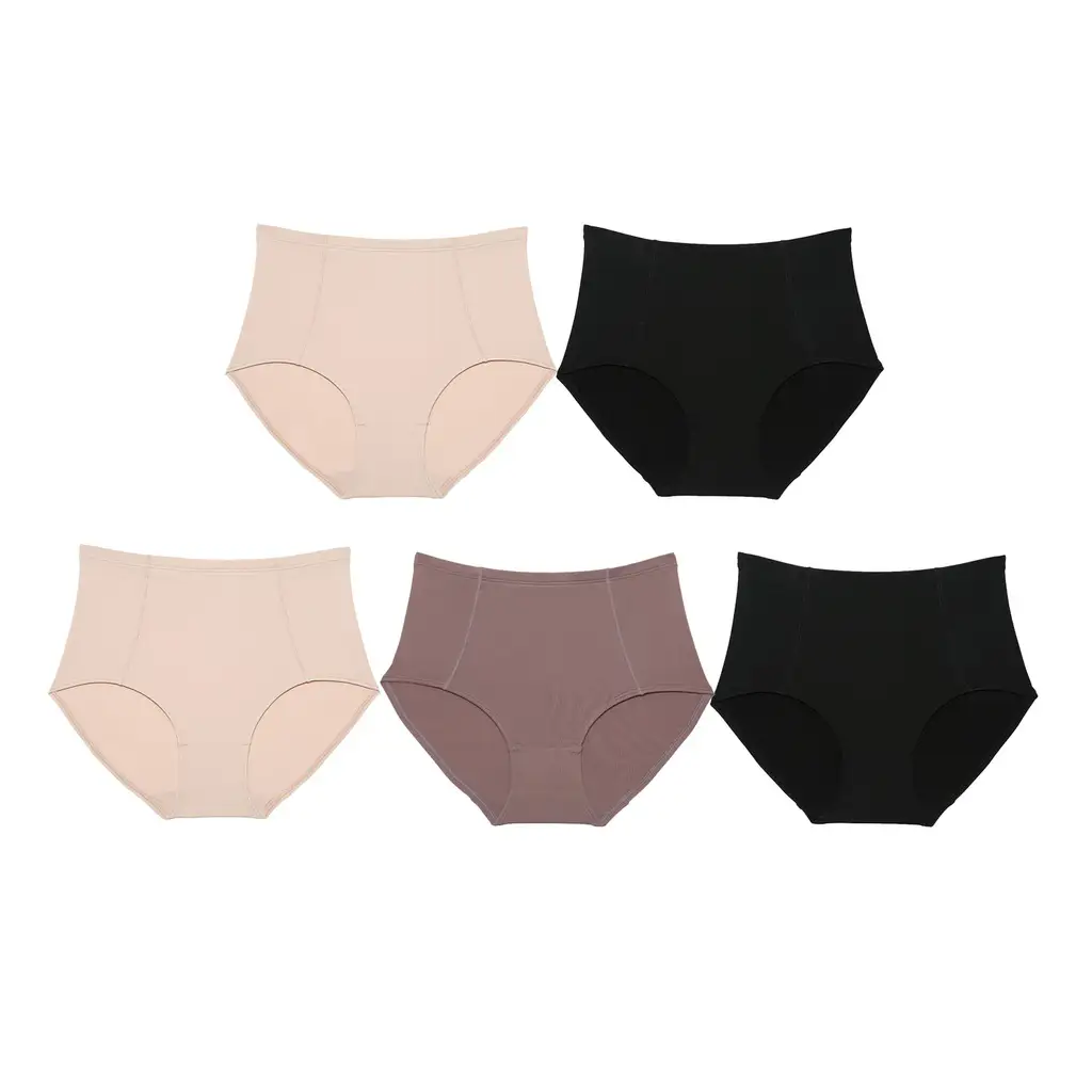 Wacoal Support H-Fit Short Panty วาโก้ กางเกงในกระชับหน้าท้อง รูปแบบเต็มตัว 1 Pack 5 pcs รุ่น WU4F36