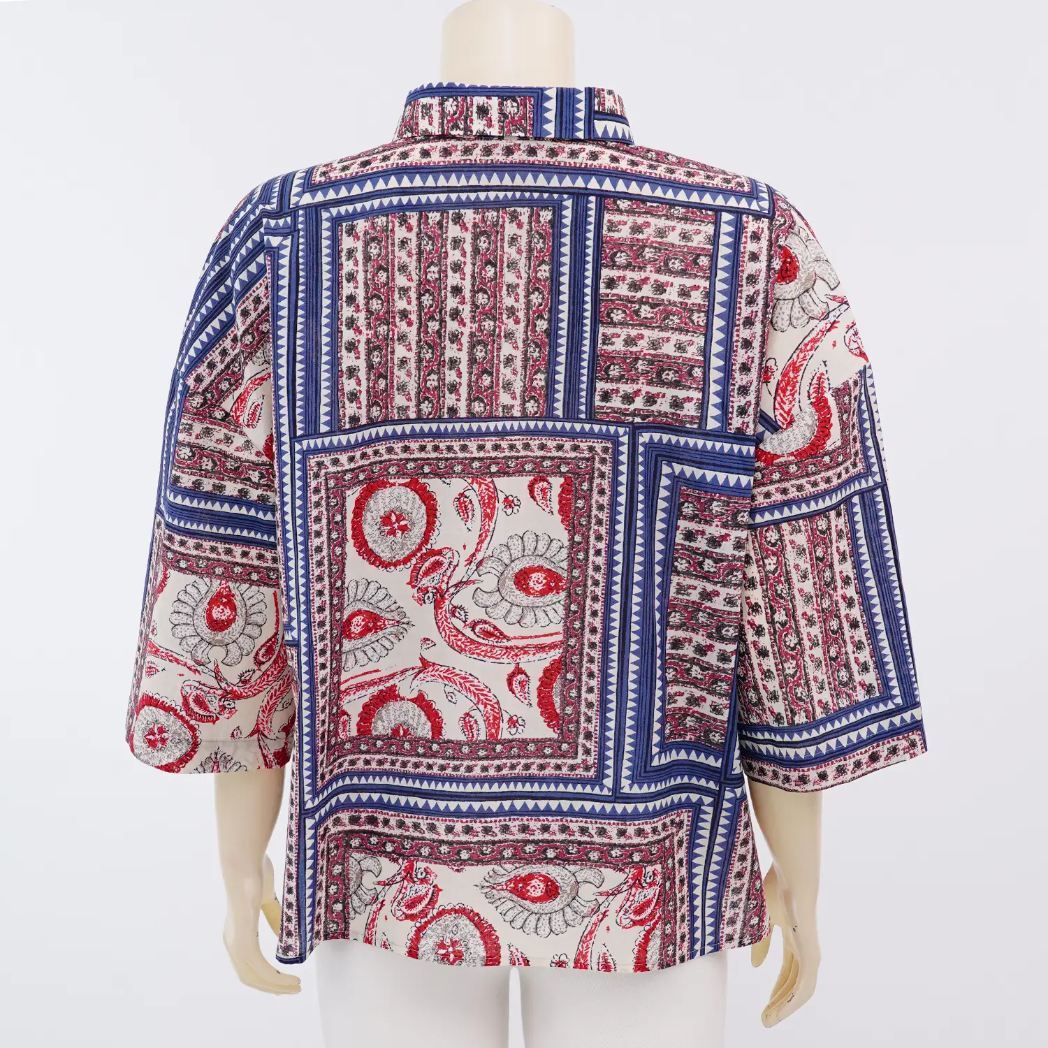 มาร์ท่า ออร์ลีน แอ็คแซคคิวทีฟ เสื้อคอปก แขนกระบอก ยาว 3 ส่วน ผ้าคอตตอน - Image 3
