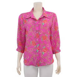 มิกิโกะ เสื้อเชิ้ต แขน 3 ส่วน ผ้าพีชสกินไอยู - Image 2