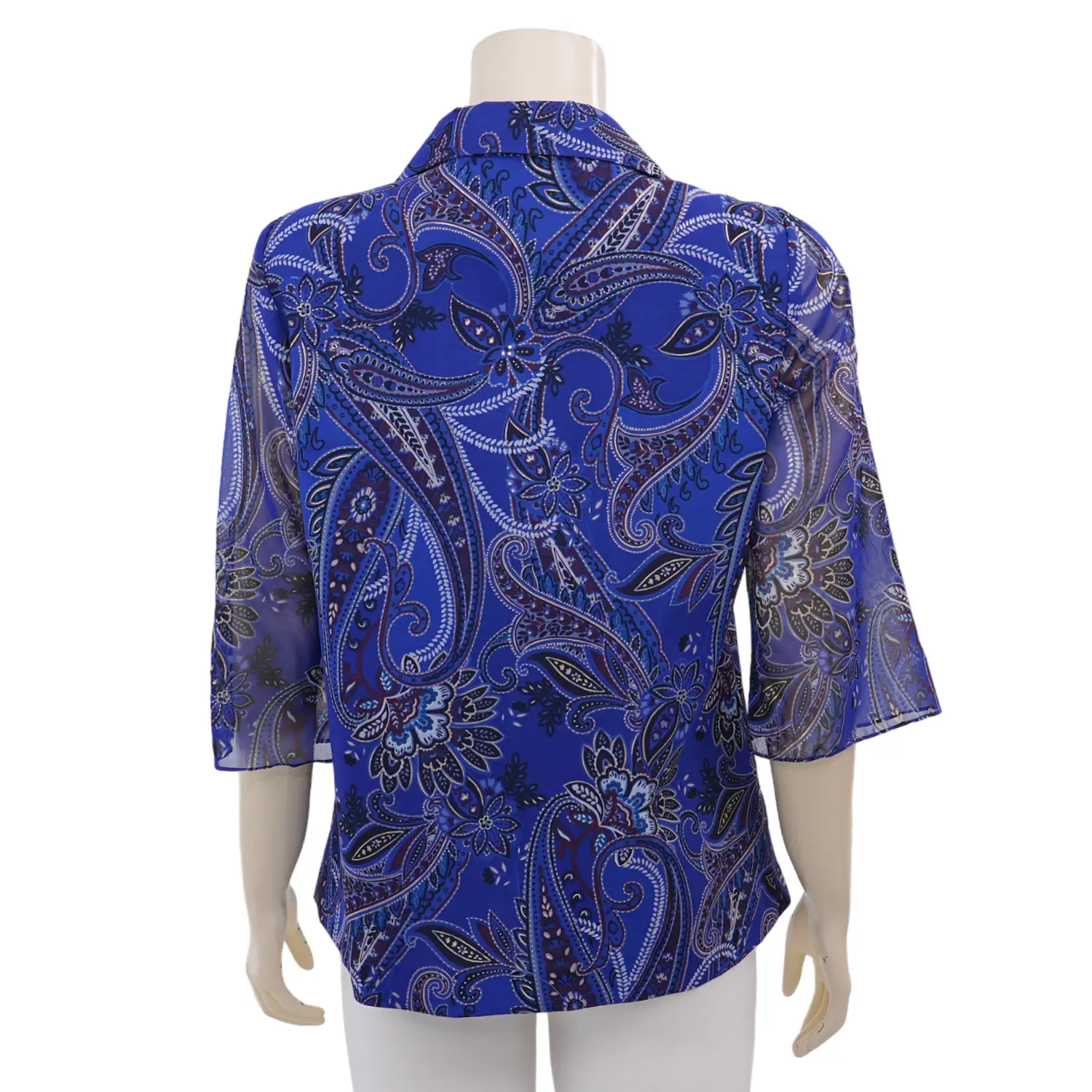 มิกิโกะ เสื้อเชิ้ต แขนกระดิ่งยาว 3 ส่วน ผ้าชีฟอง - Image 5