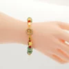 ลักษ์ มงคล สร้อยข้อมือประดับ หยก, เพชร CZ และ กังหันวัดแชกงหมิว
