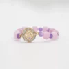 มันตรา และ นารา สร้อยข้อมือลาเวนเดอร์ แอเมทิสต์ และแอเมทิสต์ ตกแต่งจี้กังหัน
