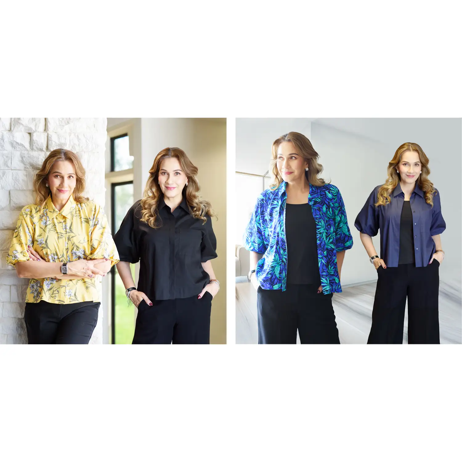 เบคกี้ รัสเซล เซตเสื้อคอปก แขนแร็กแล่น รวม 2 ตัว (สงวนสิทธิ์ในการเลือก)