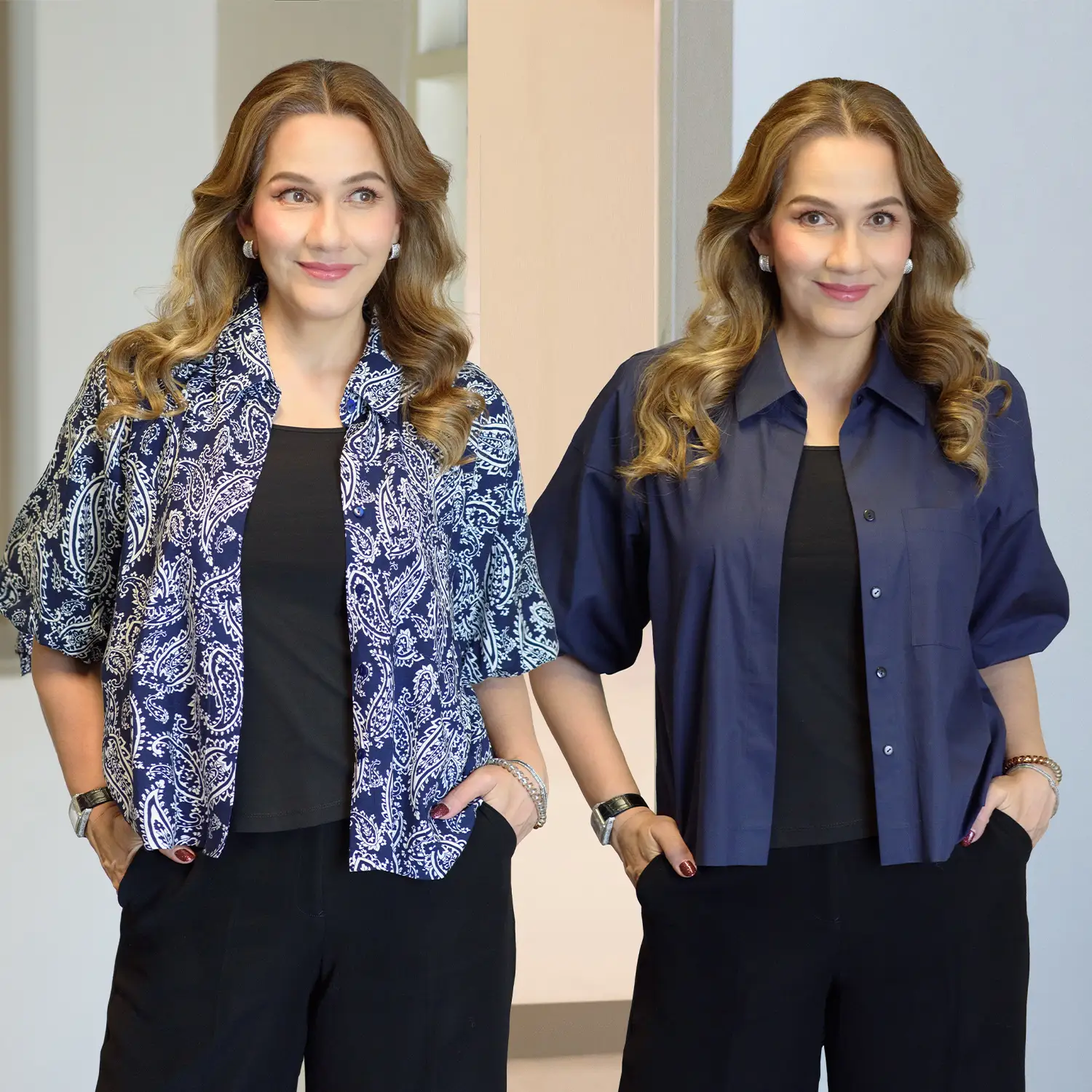 เบคกี้ รัสเซล เซตเสื้อคอปก แขนแร็กแล่น รวม 2 ตัว (สงวนสิทธิ์ในการเลือก)