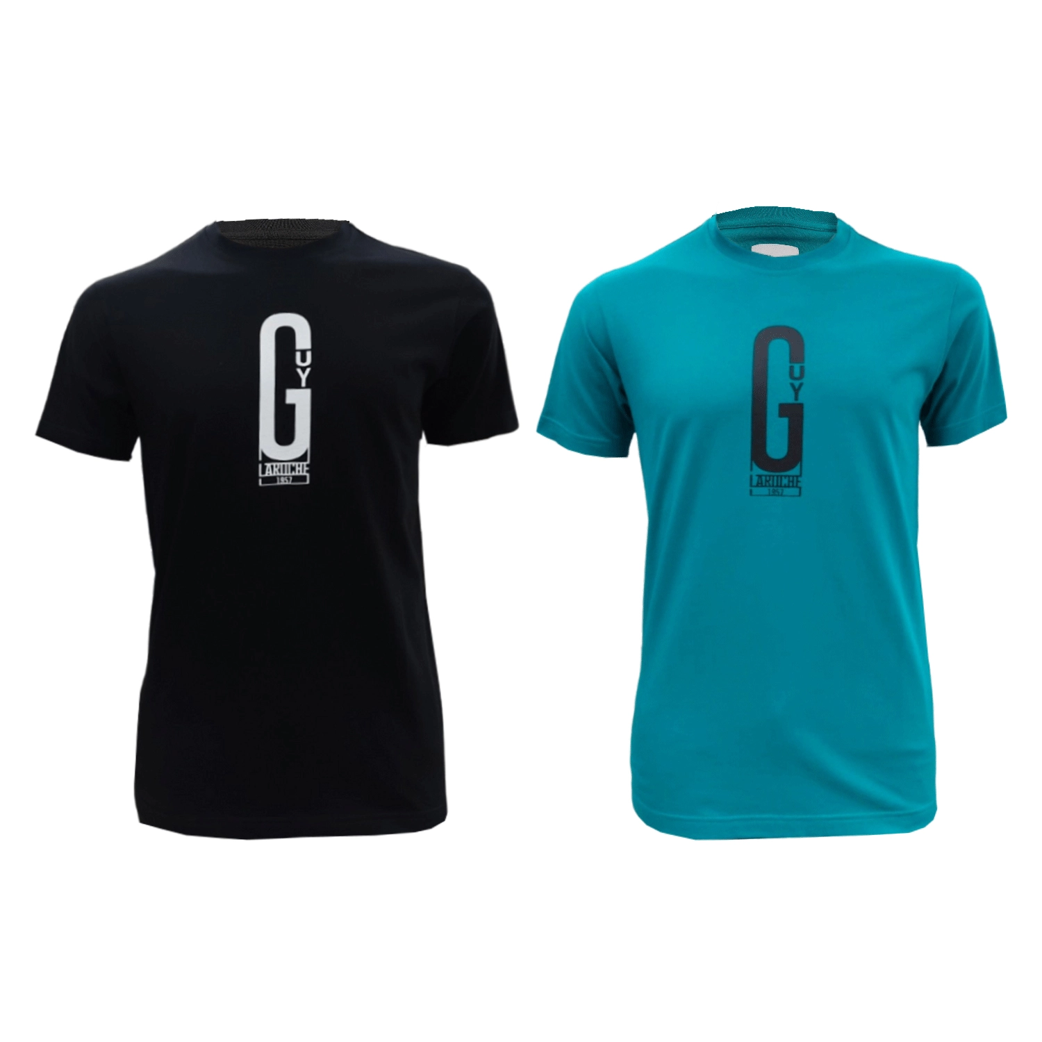 กี ลาโลช เมนส์ แวร์ เสื้อยืดคอกลม แขนสั้น สกรีนลายโลโก้ ทรงสลิม
