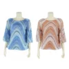 เสื้อคอปาด  ตัดต่อแขนระบาย  ผ้าลูกไม้แฟนซี ลายคลื่นโค้ง  ตกแต่งเลื่อม