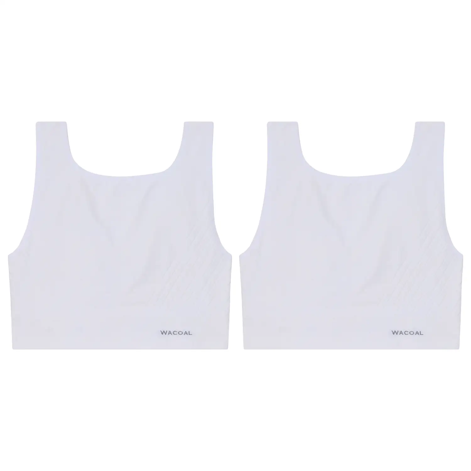 วาโก้ เซตบราสวมหัว Wacoal Smart Size สไตล์ In-to-out สีขาว จำนวน 2 ตัว