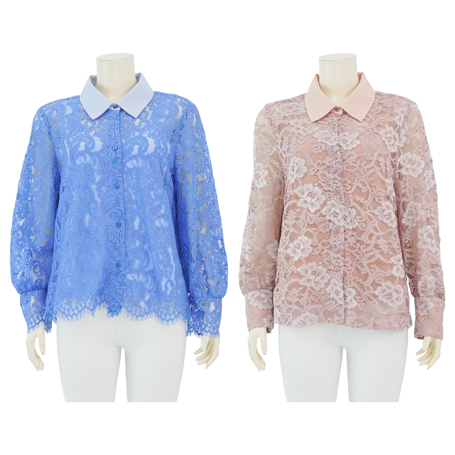 เบคกี้ รัสเซล เสื้อคอปก แขนยาว พร้อมเสื้อตัวใน