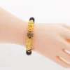ลักษ์ มงคล สร้อยข้อมือแก้วตาเสือ และฮีมาไทต์  ประดับปี่เซี่ยะ