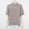 วารอนนิก้า เสื้อเบลาส์คอกลม แขนสั้น ผ้าพีชสกิน