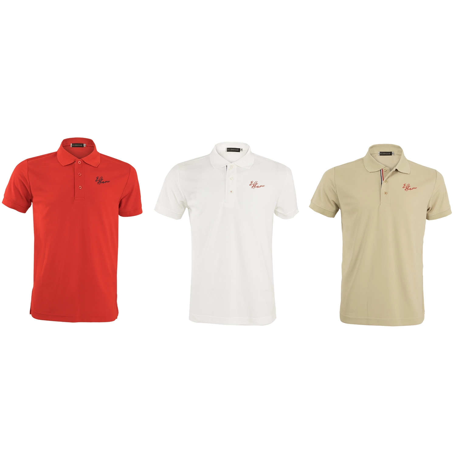 แอล อ็อม เสื้อโปโล แขนสั้น รุ่น Elle Homme Polo Smart Fit