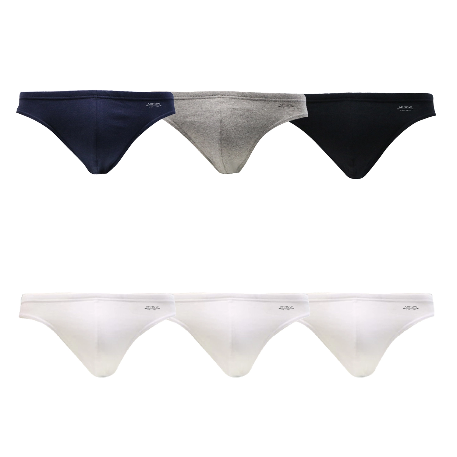 แอร์โรว์ เซตกางเกงชั้นในผุ้ชาย ทรง Bikini 3 ตัว 3 สี
