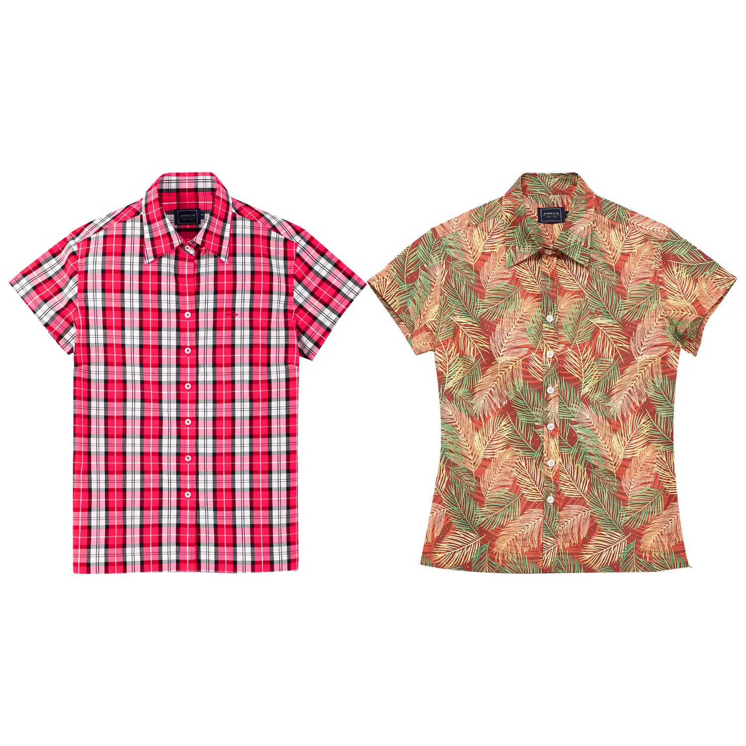 แอร์โรว์ เซตเสื้อเชิ้ต แขนสั้น 2 ตัว 2 สี