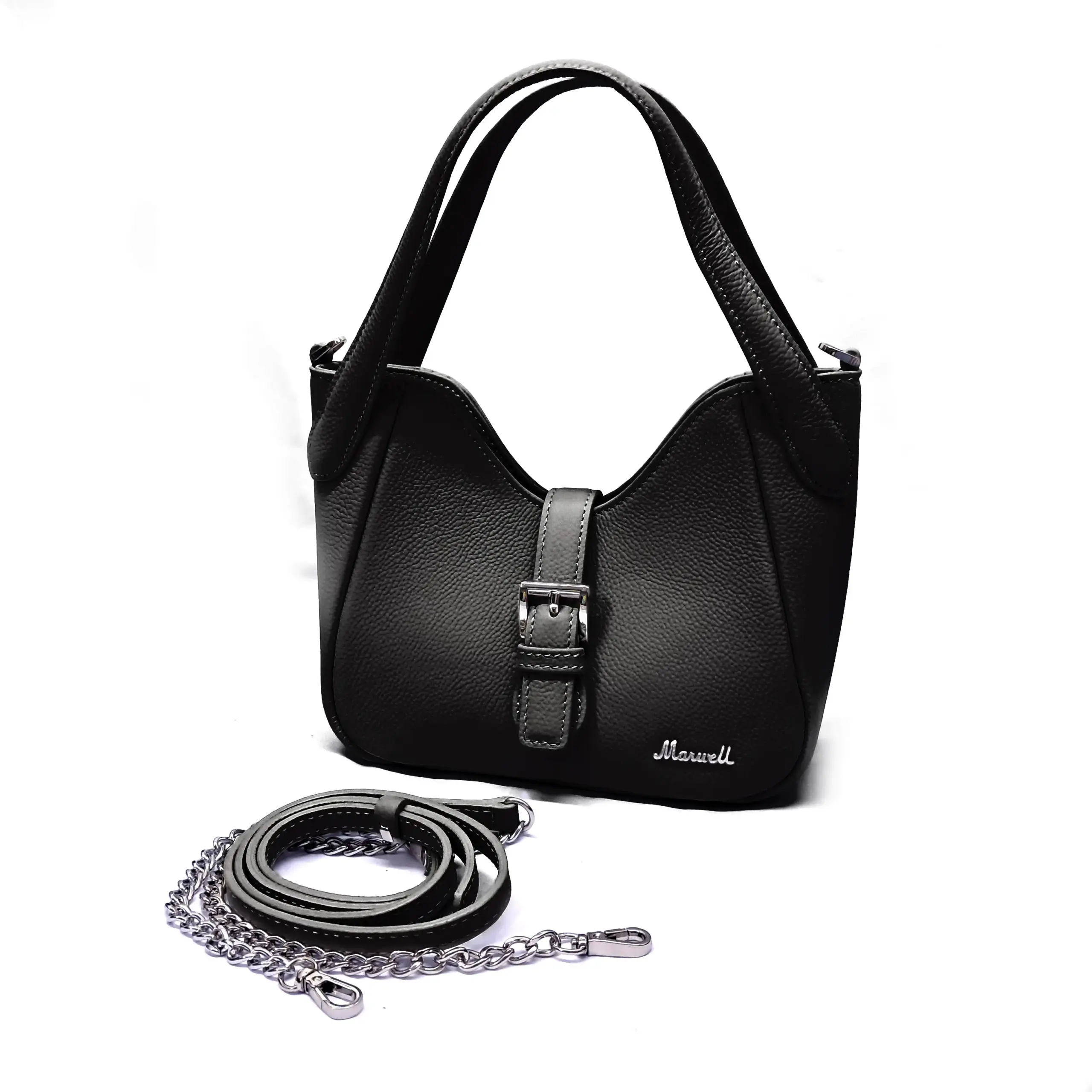 มาร์เวล กระเป๋าถือหนังวัวแท้ CURVE BUSKET - Image 19